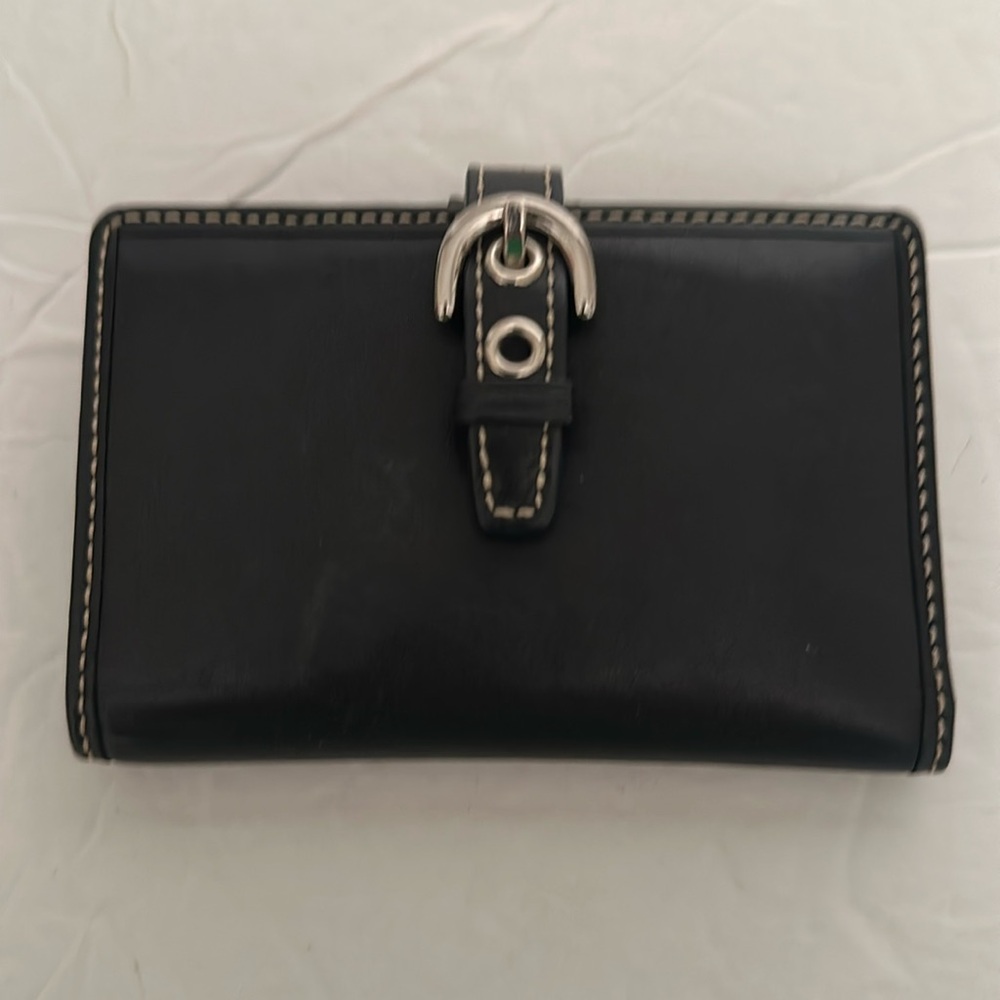 COACH LEATHER SMALL CREDIT CARD WALLET